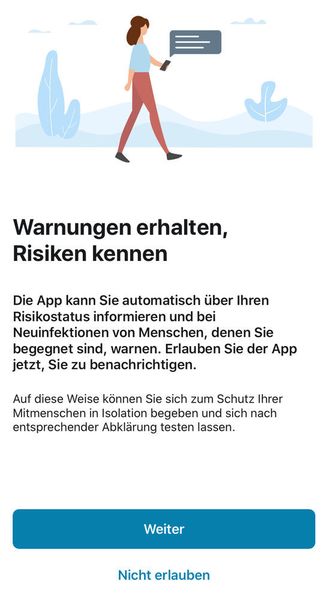 Hier kann der App erlaubt werden,  Benachrichtigungen anzuzeigen (su)