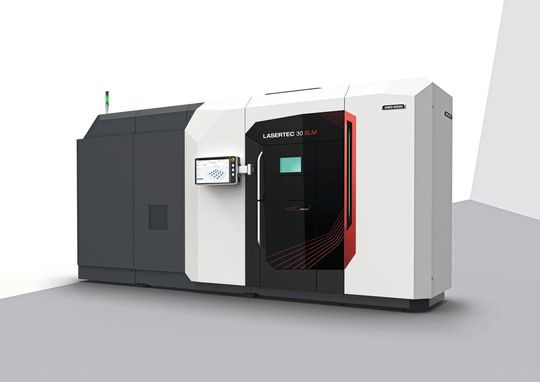 Mit der «Lasertec 30 SLM 3. Generation» optimiert DMG Mori den metallischen 3D-Druck durch einen innovativen, wechselbaren Baucontainer.(Bild:  DMG Mori)