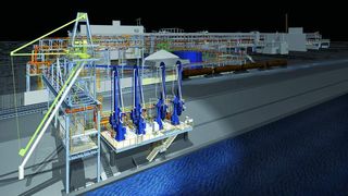 Der 3D-Laserscanner erfasst die komplette Anlage und liefert die Basis für die Erzeugung eines 3D-As-built-Modells. Bilder: iQvolution Services (Archiv: Vogel Business Media)