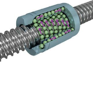 (Bild 3: Verunreinigungen, die in die Kugelbahnen gelangen, verschlechtern die Funktion des Kugelgewindetriebs. Bild: Thomson Industries)