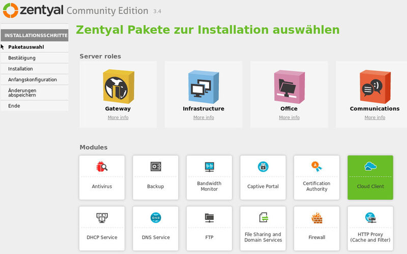 Linux-Server, wie Zentyal bieten eine Web-basierte Oberfläche und zahlreiche Funktionen, die  auch Windows-Administratoren ohne Linux-Erfahrung nutzen können. 