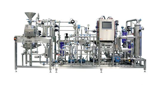 Die Cryoexs-Anlage von Devex Verfahrenstechnik integriert die Plattenwärmetauscher Alfanova. (Bild:  Devex)
