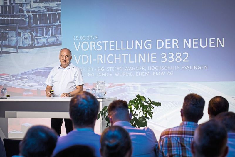 Impressionen der 4. Fachtagung „Mehr Effizienz im Presswerk“ am 15. Juni 2023 in Würzburg. (Bild: VCG/Stefan Bausewein)