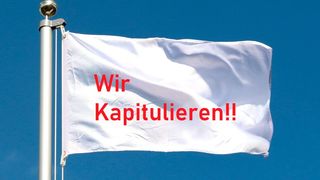 Ende! Eine aktuelle Umfrage bringt ans Licht, dass über 25 Prozent der deutschen Mittelständler die Bedingungen in Deutschland als so belastend empfinden, dass sie aufgeben wollen. Hier mehr dazu ... (Bild: Uniflagg)