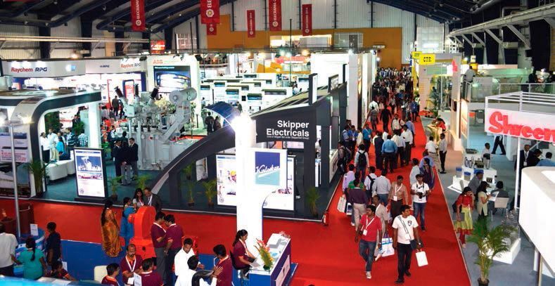 Overview of the stalls and technologies exhibited at the last edition of Elecrama. (Picture: PROCESS India)