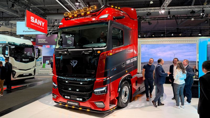 ... such as Superpanther among the ambitious Chinese truck manufacturers. (Image:Wehner - VCG)