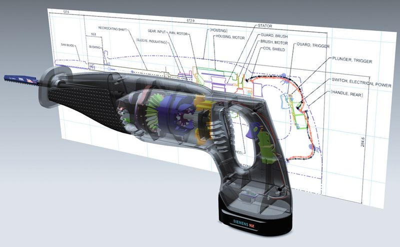 Mit der Lösung für die Konzeptentwicklung in 2D können Konstrukteure ihre Konzepte in 2D überprüfen. So gelingt es bis zu dreimal schneller, neue Konstruktionen zu erzeugen. (Bild: Siemens PLM)