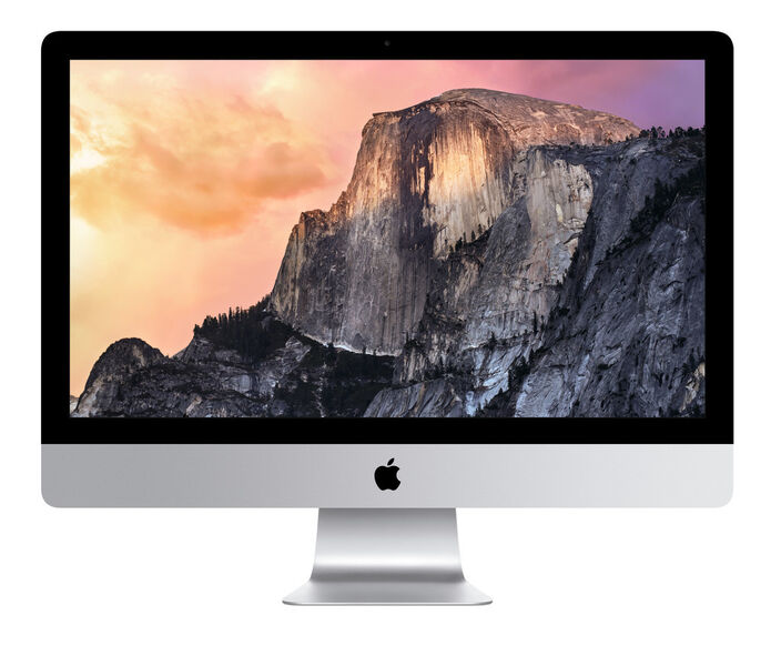 Der neue iMac mit Retina-5K-Display misst 27 Zoll. (Bild: Apple)