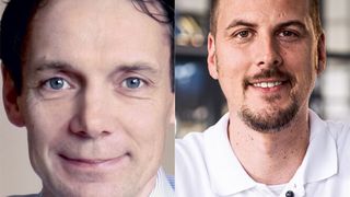 Endre Kövari, Marketing Manager Engine Oils bei Shell (li.), und Jens Sommer, Technology Manager Engine Oils bei Shell. (Bild: Shell)