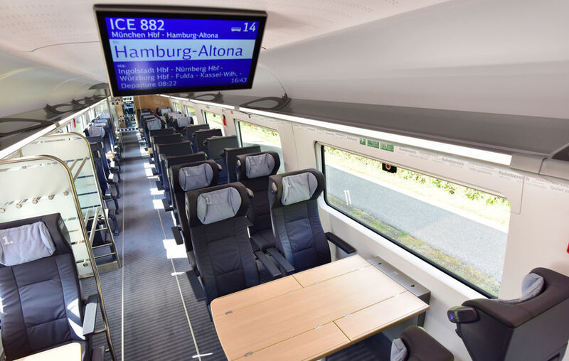 Fahrgastinformationssysteme informieren in Echtzeit über den Reiseverlauf. (Deutsche Bahn AG/Oliver Lang)