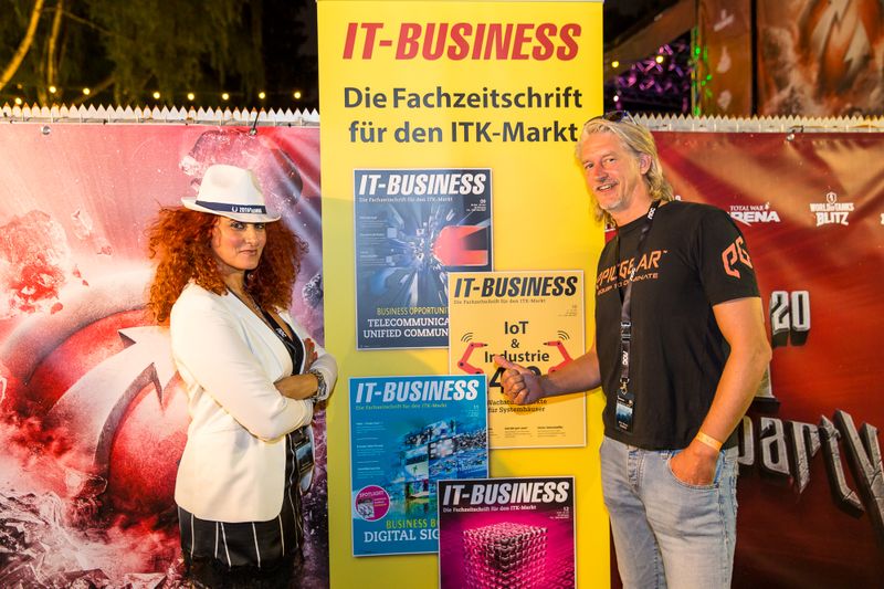 Besa, IT-BUSINESS, und Marc Riemen, Rieberg, dürfen beim DC Club natürlich nicht fehlen. (Bild: SP-Creative)