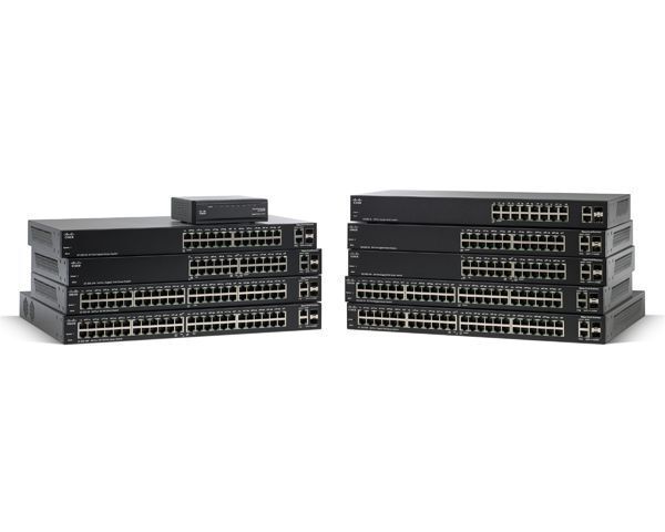 Die Cisco Smart Switches der Serie 200 sind als Fast-Ethernet-Modelle mit 24 oder 48 Ports und als Gigabit-Ethernet-Switches mit 16, 24 oder 48 Ports erhältlich. (Archiv: Vogel Business Media)