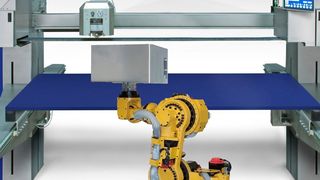 Die Maschine des Typs Omni-Grind-Twin basiert auf einem Baukastensystem – sie kann manuell, automatisch oder robotergestützt arbeiten.  (Peitzmeier Maschinenbau)