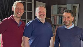 From left to right: Mark Caseley, Alwyn Pryse from eqops and Riccardo Tosi, Business Director at X Jet
 (Source: X Jet)