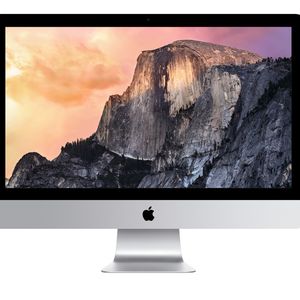 Der neue iMac mit Retina-5K-Display misst 27 Zoll.