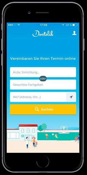 Auch von unterwegs können Nutzer damit bequem Termine vereinbaren. (Doctolib)