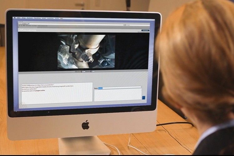 Der Kunde kann sich das Video dann im Internet anschauen. (Quelle: Jürgens)