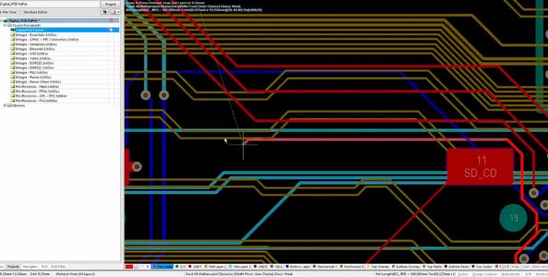 Altium Designer – Pad- und Via-Bibliotheken: Erweiterte Optionen für das Management von Pad- und Via-Stacks ermöglichen Ihnen ein einfaches Management Ihrer Pads mit einer Pad- und Via-Bibliothek. Sparen Sie wertvolle Zeit durch das Anlegen von Pad-Vorlagen, die sich einfach auf bestimmte Gruppen von Pads auf Ihrem PCB anwenden lassen. (Bild: Altium)