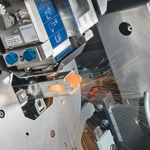 Mit ihren Maschinen zur Rohr- und Profilbearbeitung zeigt die BLM Group, wie man auch als ausländischer Hersteller Erfolg in Deutschland haben kann.(Bild:  BLM Group)