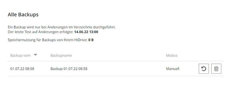 Anwender können auf die Backups zugreifen und daraus schnell und einfach versehentlich gelöschte oder falsch bearbeitete Dateien wiederherstellen.  (Bild: Joos)