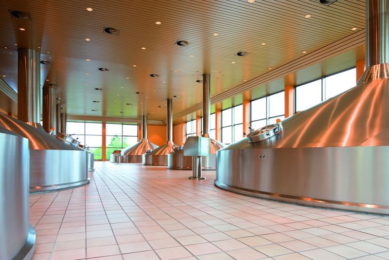 Glänzende Aussichten – ein Blick in das Sudhaus von Krombacher. (Bild: Krombacher)