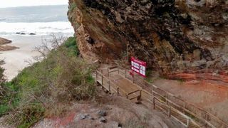 The Matjes River Rockshelter in the Western Cape, South Africa, 540 km east of Cape Town. Eight people who lived here between 10,200 and 3000 years ago contributed DNA to this study. (Source: Nicholas Wiltshire)