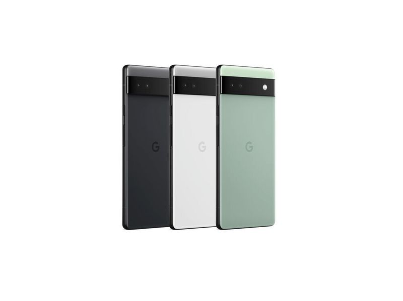 Wie beim Pixel 6 befindet sich die rückseitige Kamera des Pixel 6a hinter einem rechteckigen schwarzen Glasblock. (Google)