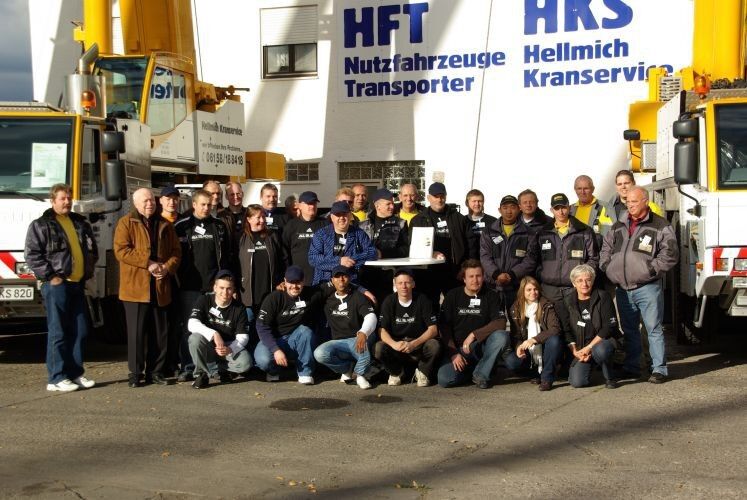 Motivierte Mannschaft: Die HFT-Mitarbeiter aus Riedstadt. (Archiv)