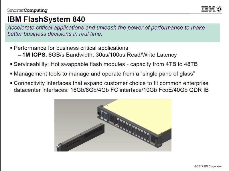 Abbildung 9: Dazu passt das Flash-System 870. (Bild: IBM)