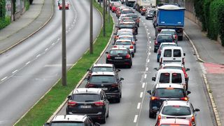 Das Stau-Niveau in Deutschland ist beinahe schon wieder auf dem Level von vor der Corona-Pandemie. (gemeinfrei)