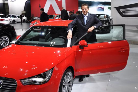 ...und am neuen A1, der in Leipzig seine Messepremiere in Deutschland feiert. (Archiv: Vogel Business Media)