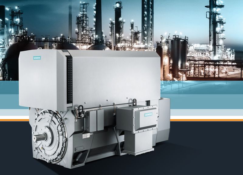 Die Siemens-Division Drive Technologies erweitert das Portfolio ihrer Hochspannungsmotoren um die zweite Generation der Simotics-H-compact-Plus-Serie für Anwendungen im Nieder- und Mittelspannungsbereich. (Bild: Siemens)