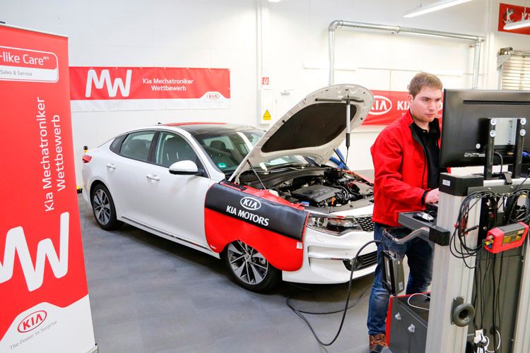 Dort mussten sie verschiedene Aufgaben meistern. (Foto: Kia)