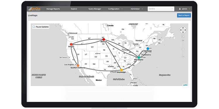 SevOne –  SevOne Data Platform Die Überwachung und Verwaltung von Netzwerkumgebungen ist komplex wie nie. Dennoch müssen IT- und NetOps-Teams liefern. Sie müssen die zuverlässige Bereitstellung hochwertiger Netzwerkdienste und -anwendungen für ihre Benutzer jederzeit und überall sicherstellen. Um dies zu ermöglichen bedarf es heutzutage einer Netzwerk- und Infrastrukturüberwachungslösung, die genauso dynamisch, leistungsstark, flexibel und skalierbar ist wie die Umgebung, über die sie wachen soll. Die SevOne Data Platform ist performant und bietet eine breite Datenerfassung, hohe Flexibilität und hohe Skalierbarkeit. Die SevOne Data Platform vereinfacht die Extraktion, Anreicherung und Analyse von Netzwerk- und Maschinendaten aus der gesamten Multi-Vendor-Umgebung und wandelt Rohdaten in interpretierbare Echtzeit-Informationen um. Zur Produktseite des Herstellers  (SevOne)