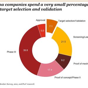 Prozentuale Verteilung der Entwicklungsbugets