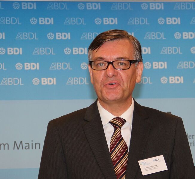 Matthias von Randow, Hauptgeschäftsführer des BDL: „Für die deutsche Industrie ist Luftfracht ein Muss. Im vergangenen Jahr betrug das deutsche Außenhandelsvolumen 204 Mrd.“ (Bild: Sonnenberg)