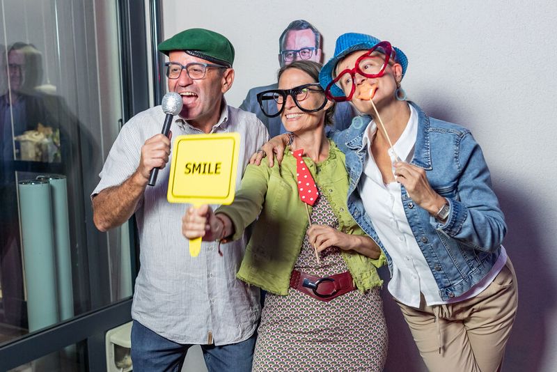 Reinhold Gatzka genießt die Abschiedsparty. (Bild: CPN)