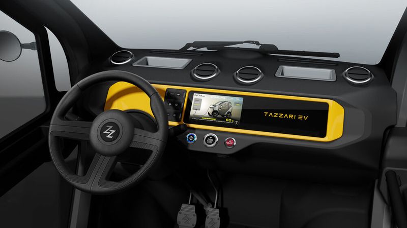 Auch die Minimax-Versionen zeichnen sich durch ein übersichtliches Cockpit aus. (Bild: Tazzari)