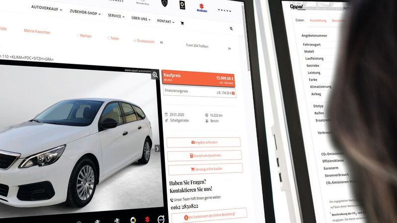In den Warenkorb legen und per Knopfdruck online kaufen: Der Digitaldienstleister Two S hat seinen Onlinefahrzeugshop Carmazoon 24 überarbeitet und mit neuen Funktionen versehen. In den Warenkorb legen und per Knopfdruck online kaufen: Der Digitaldienstleister Two S hat seinen Onlinefahrzeugshop Carmazoon 24 überarbeitet und mit neuen Funktionen versehen.
