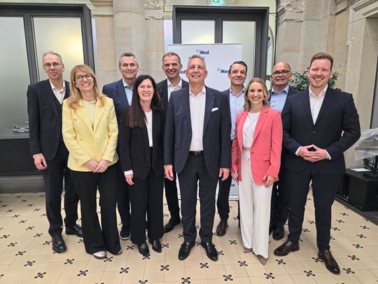 Der neue BV-Med-Vorstand(Bild:  BV-Med)