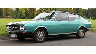 Der 1. Preis der 23. Oldtimerspendenaktion der Lebenshilfe Gießen ist in diesem Jahr ein Audi 100 Coupé S aus dem Jahr 1973.  (Lebenshilfe Gießen)