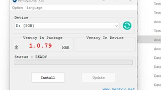 Erstellen eines Multiboot-USB-Sticks mit Ventoy. (Bild: Joos (Screenshot))
