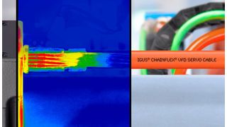 Der neue Isolationswerkstoff von Igus für Chainflex Servo- und Motorleitungen hält den besonderen thermischen und elektrischen Anforderungen der neusten Motorengenerationen stand. (Igus )