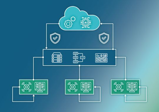 Ein intelligenter Datenkreislauf ermöglicht die kontinuierliche Optimierung von Produktionsprozessen. (Bild:  Fraunhofer CCIT)