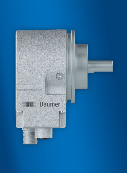 Mit einer Einbautiefe von 58 mm bietet der Ethernet Drehgeber viel Freiraum für die Konstruktion. (Baumer)