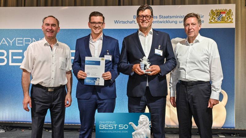 Retarus wurde zum vierten Mal mit dem Preis „Bayerns Best 50" ausgezeichnet.(Bild:  Retarus)