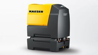 Die Komplettanlagen iComp 8 und 9 Tower arbeiten mit ölfrei verdichtenden Kolbenkompressoren. (Bild: Kaeser)