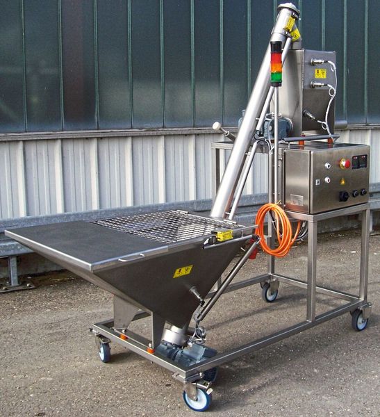 Robuste Förderschnecken aus Edelstahl von EAP Lachnit übernehmen Transport und Dosierung in der Lebensmittel-, Chemie- und Pharmaproduktion (Bild: EAP Lachnit)