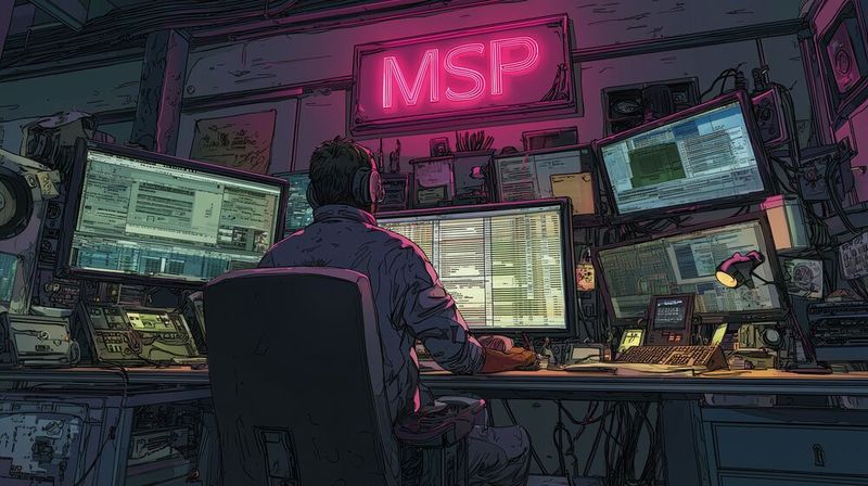 IT-Security lässt sich auch remote managen.(Bild:  Midjourney / KI-generiert)