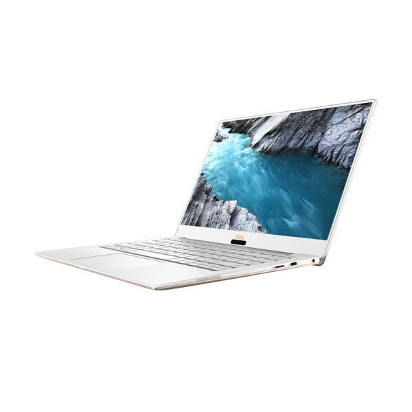 Kleiner, leichter und mit einer neuartigen Oberfläche versehen präsentiert Dell sein aktuelles Notebook XPS 13 auf der CES in Las Vegas. (Dell)